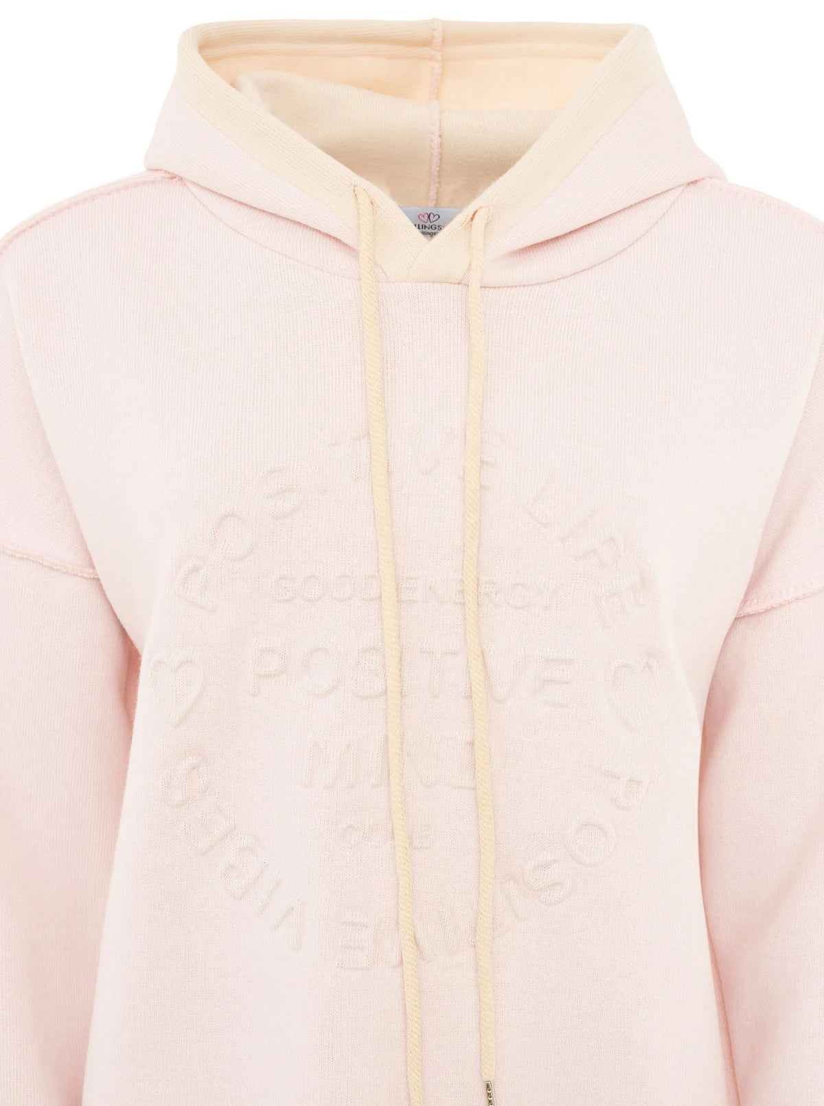💕 Zwillingsherz Hoodie Double Face "Positive Mind" Stempeldruck (Kopie)