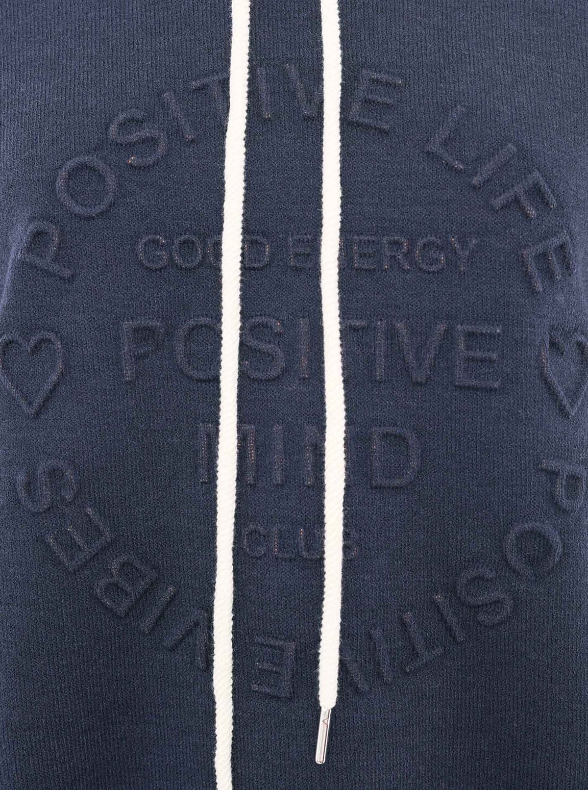 💕 Zwillingsherz Hoodie Double Face "Positive Mind" Stempeldruck