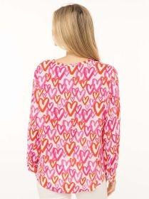 💕 Zwillingsherz Bluse "Be mine" Pink