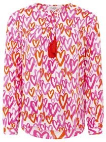 💕 Zwillingsherz Bluse "Be mine" Pink