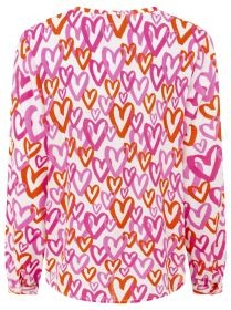💕 Zwillingsherz Bluse "Be mine" Pink