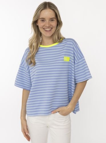 💕 Zwillingsherz Shirt Sweat "Dress for yourself" Blau