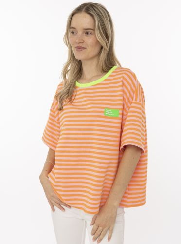 💕 Zwillingsherz Shirt Sweat "Dress for yourself" Orange