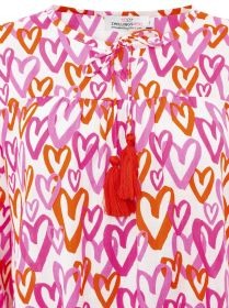 💕 Zwillingsherz Bluse "Be mine" Pink