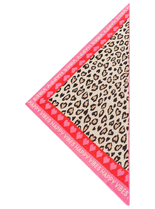 💕 Zwillingsherz Kleines Halstuch BW "Happy Vibes" Rot