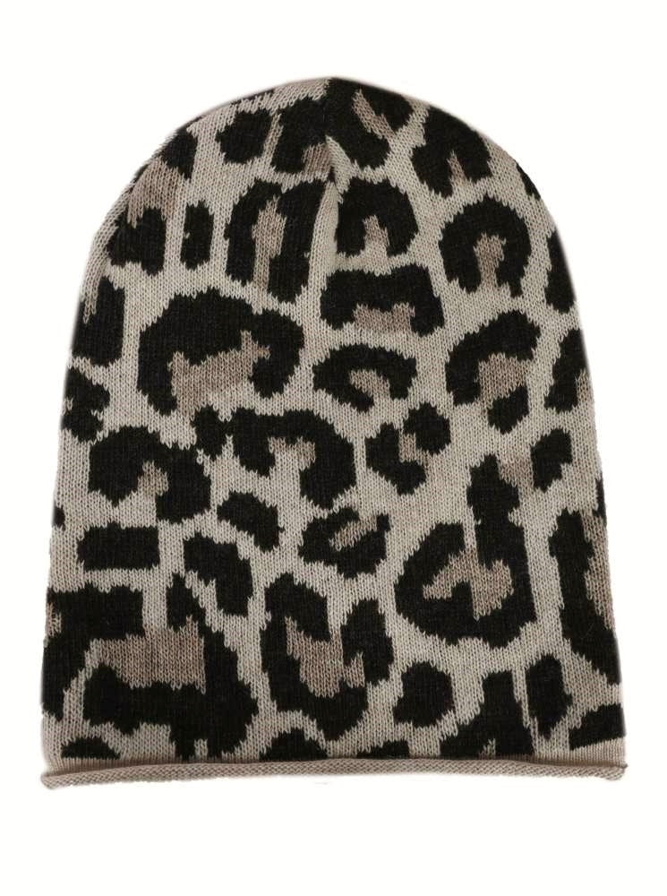 💕 Zwillingsherz Mütze "Lacey" Beanie Kaschmir Wolle Viskose Beige