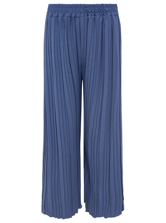 💕 Zwillingsherz Hose Plissee "Summer" Jeansblau