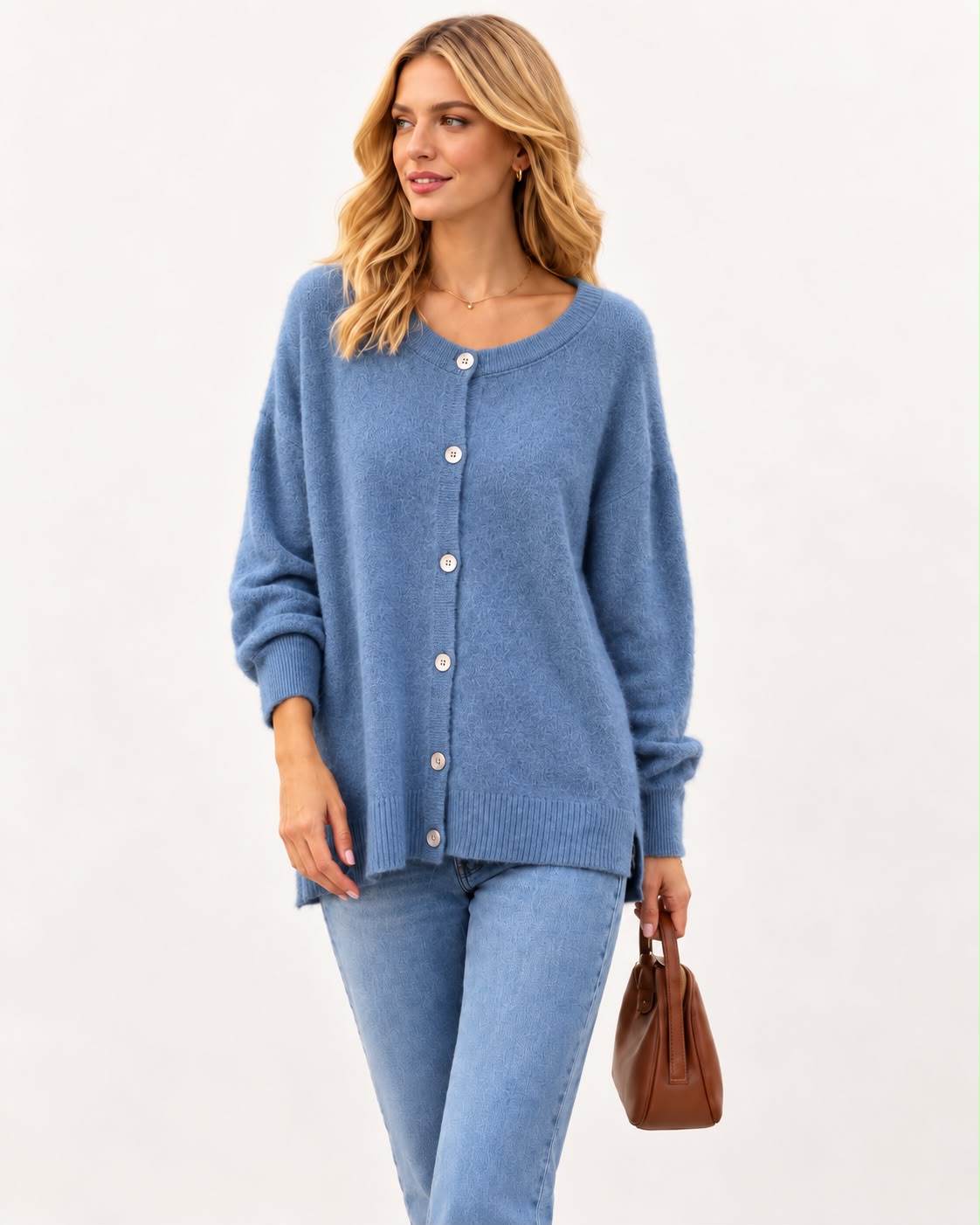 Flair Cardigan Baby Mohair lang