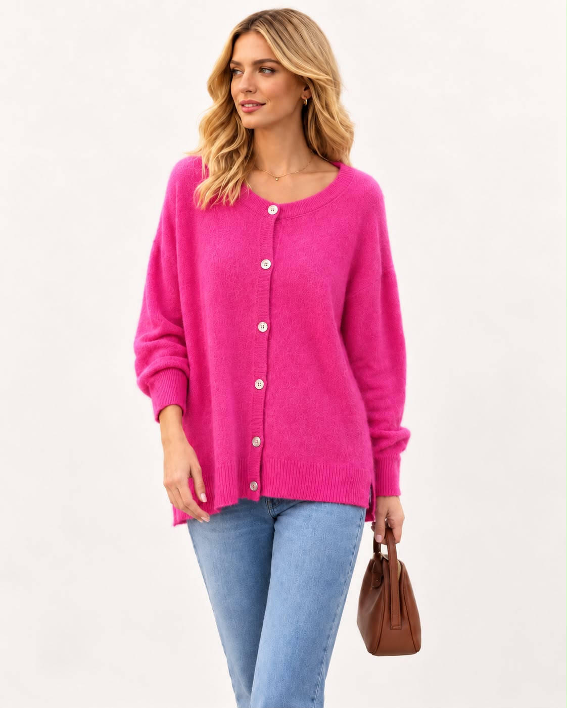 Flair Cardigan Baby Mohair lang