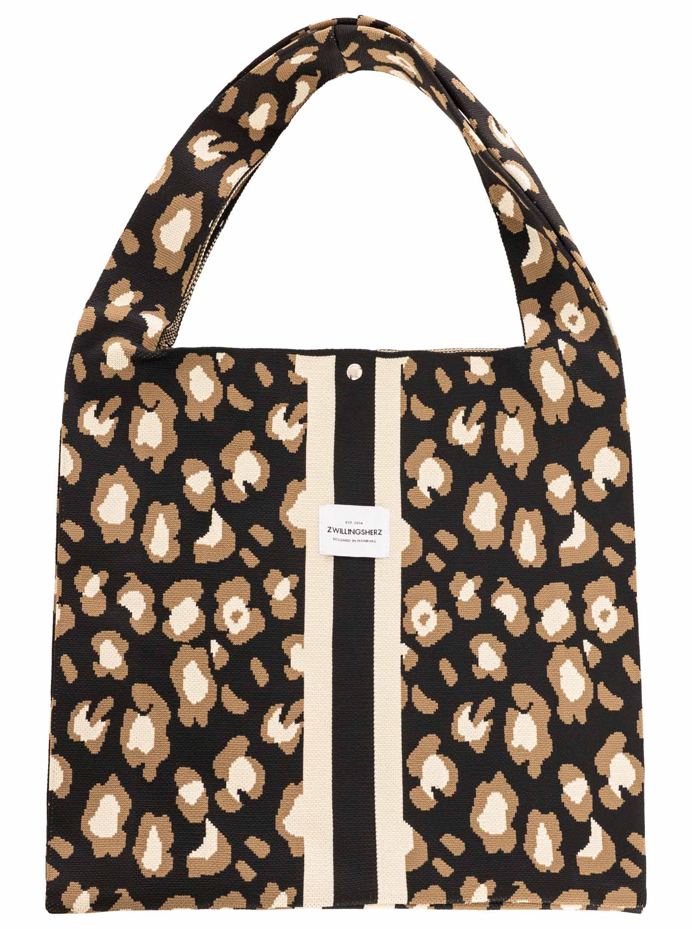 💕 Zwillingsherz Shopper "Summer Leo" Schwarz
