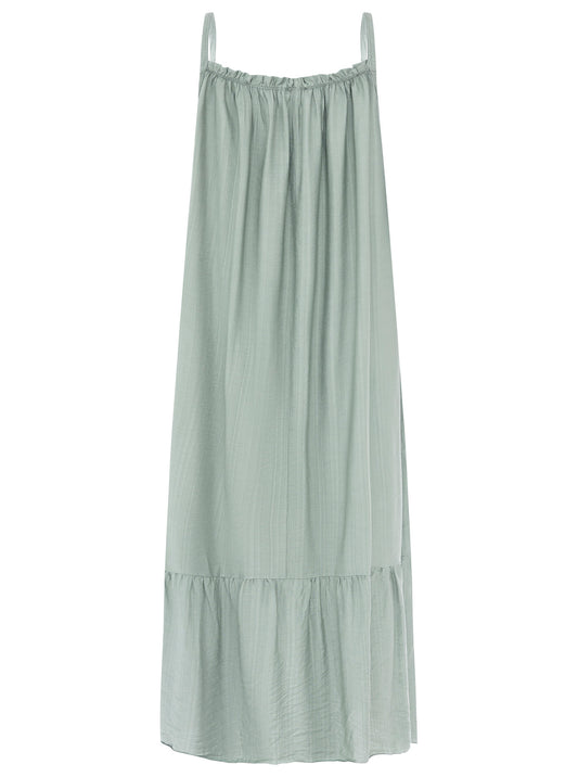 💕 Zwillingsherz Spaghetti Kleid BW "Uni & Summer" Salbei