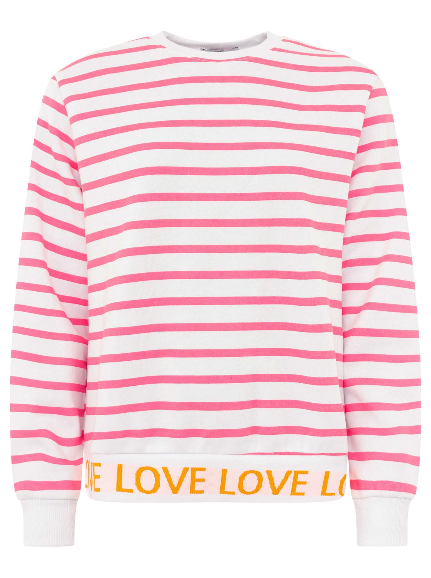 💕 Zwillingsherz Sweatshirt "Love Love Love" Pink
