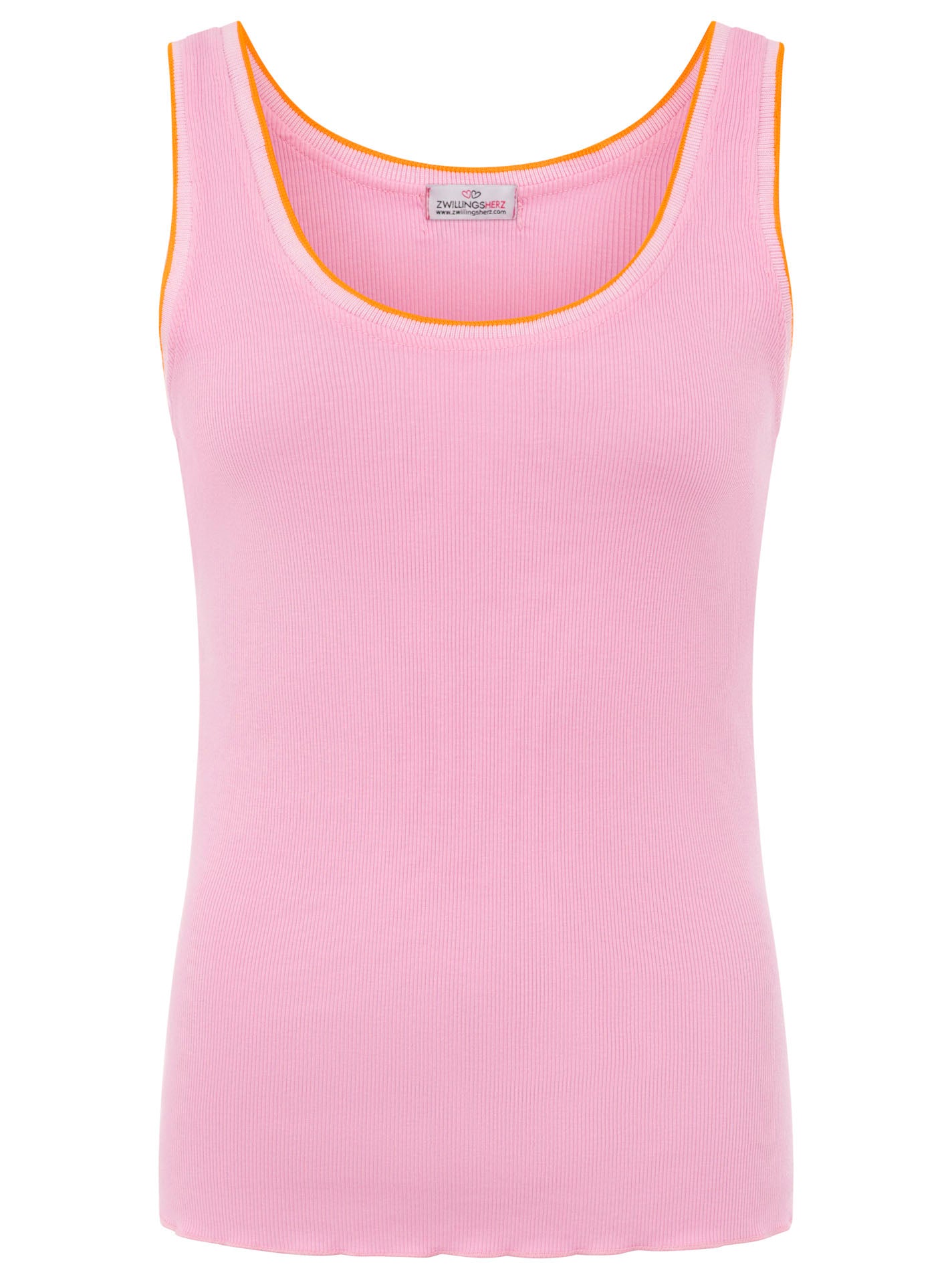 💕 Zwillingsherz Top "Neon" Tanktop Rosa