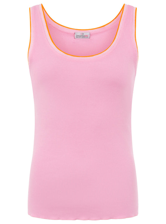 💕 Zwillingsherz Top "Neon" Tanktop Rosa