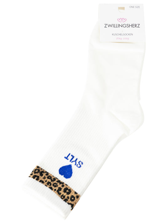 💕 Zwillingsherz Tennissocken "Sylt Love" Marine