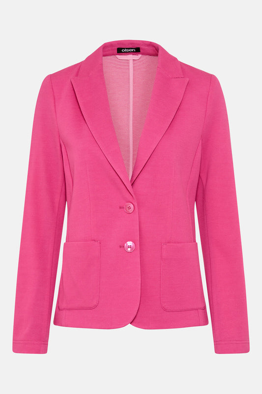Olsen Blazer mit zwei Knöpfen 15001367 Electric Fuchsia
