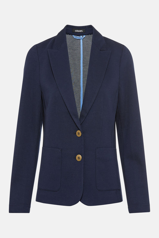 Olsen Blazer mit zwei Knöpfen 15001367 Ink Blue
