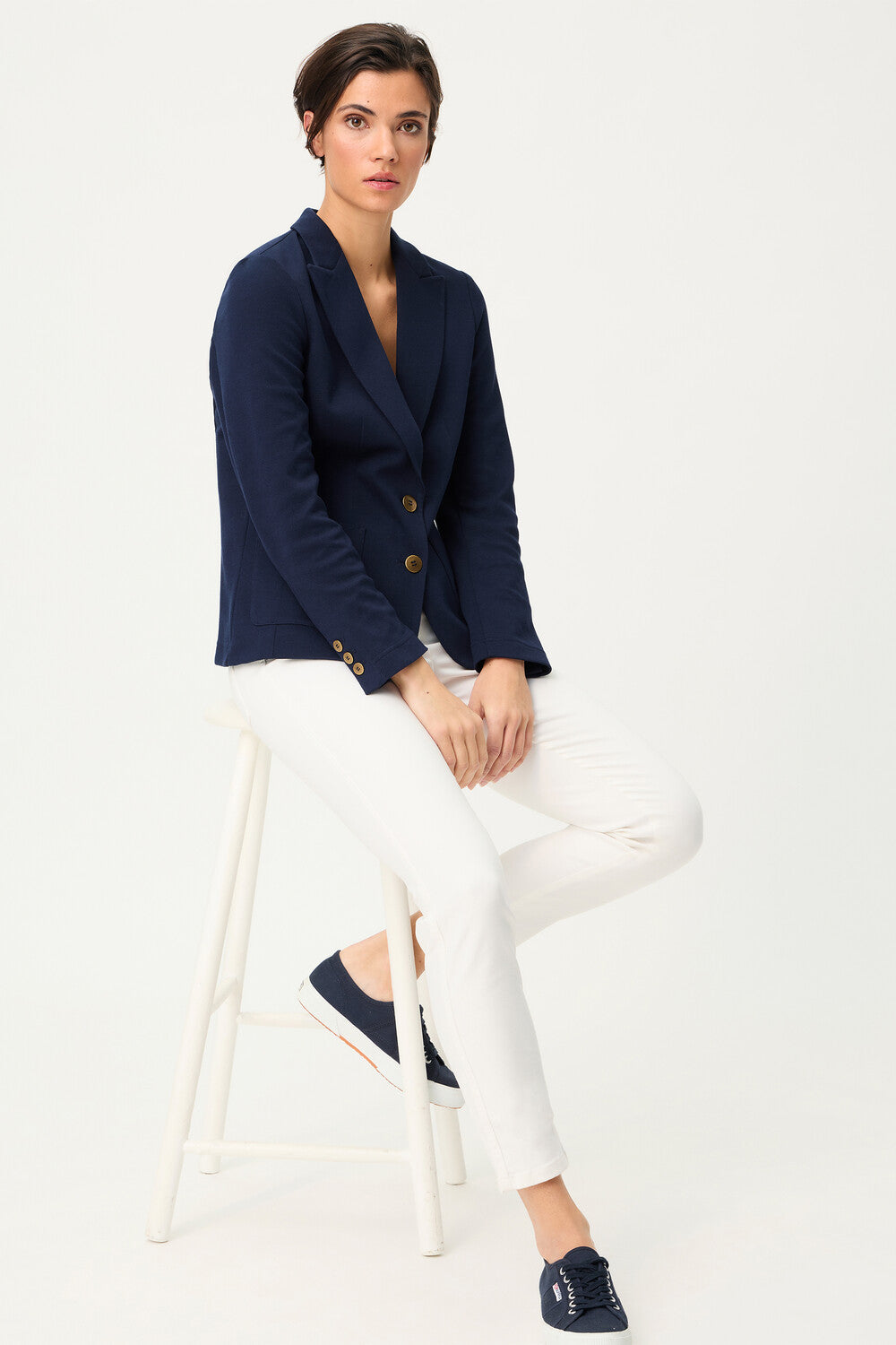 Olsen Blazer mit zwei Knöpfen 15001367 Ink Blue