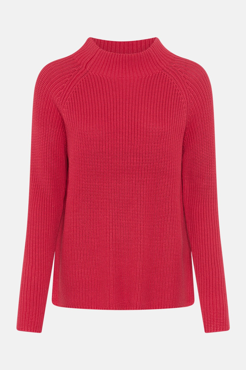 Olsen Pullover mit Kelchkragen und Raglanärmeln 11004145 Redberry