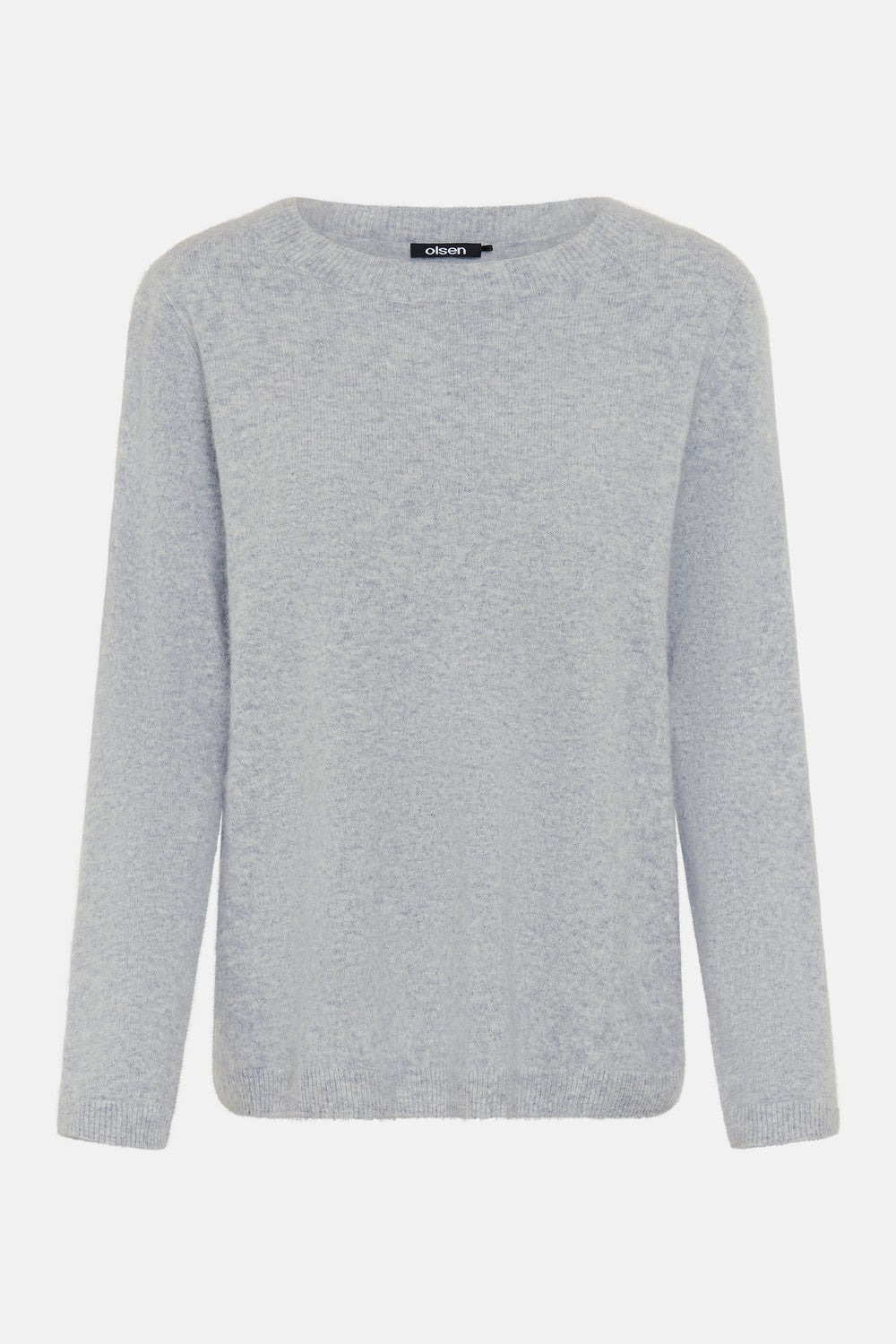 Olsen Pullover 100 % Wolle 11004980 Pearl Grey Melange
