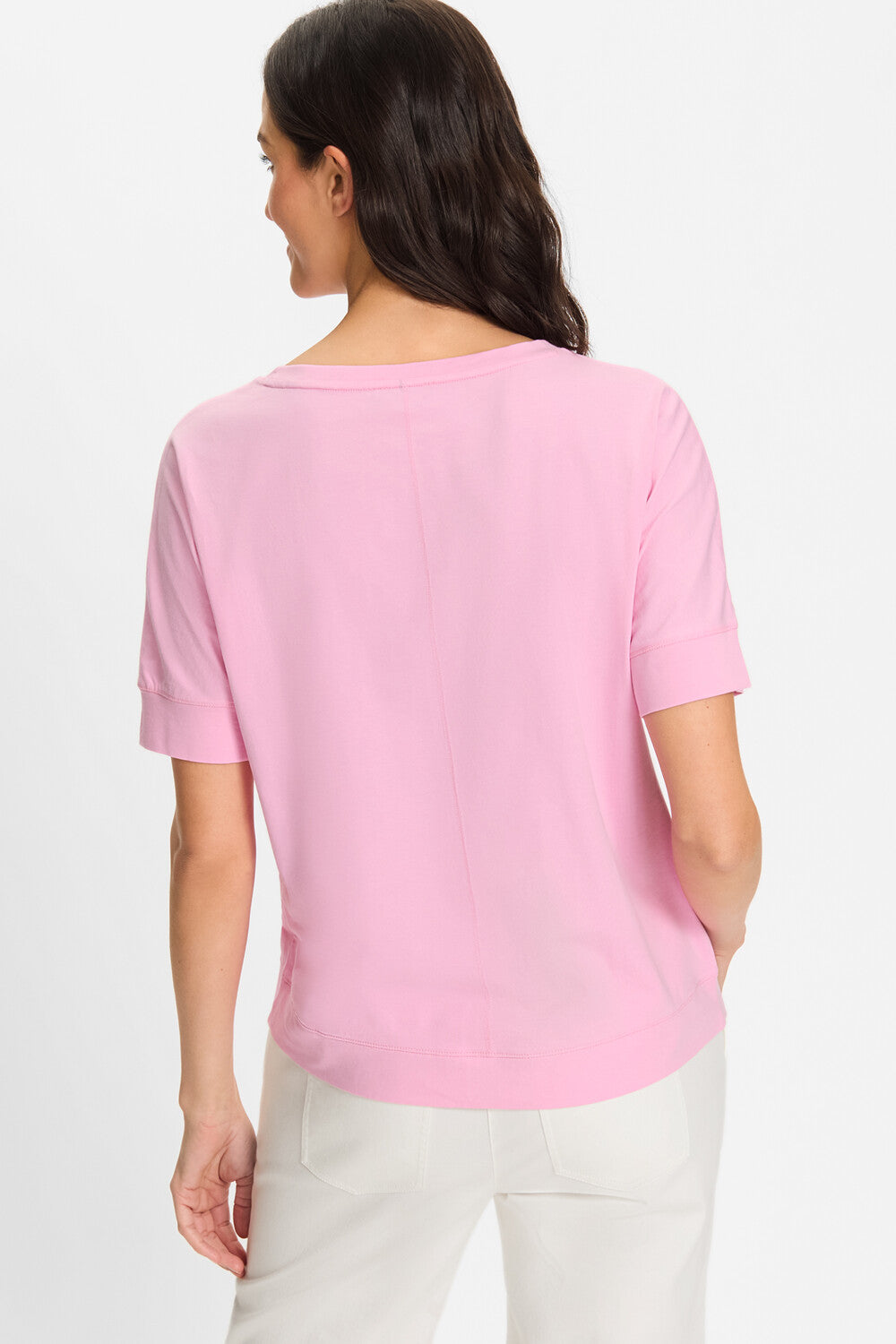 Olsen Shirt mit gestickter Blume Seashell Rosé Cosima 11105087