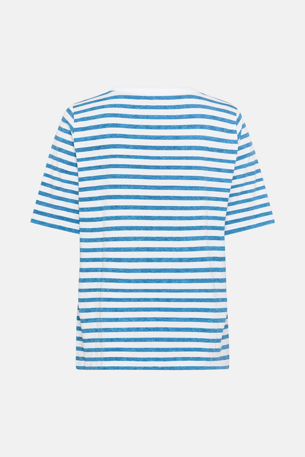 Olsen Shirt mit Streifen und Placement-Print Capri Blue Hannah 11105042