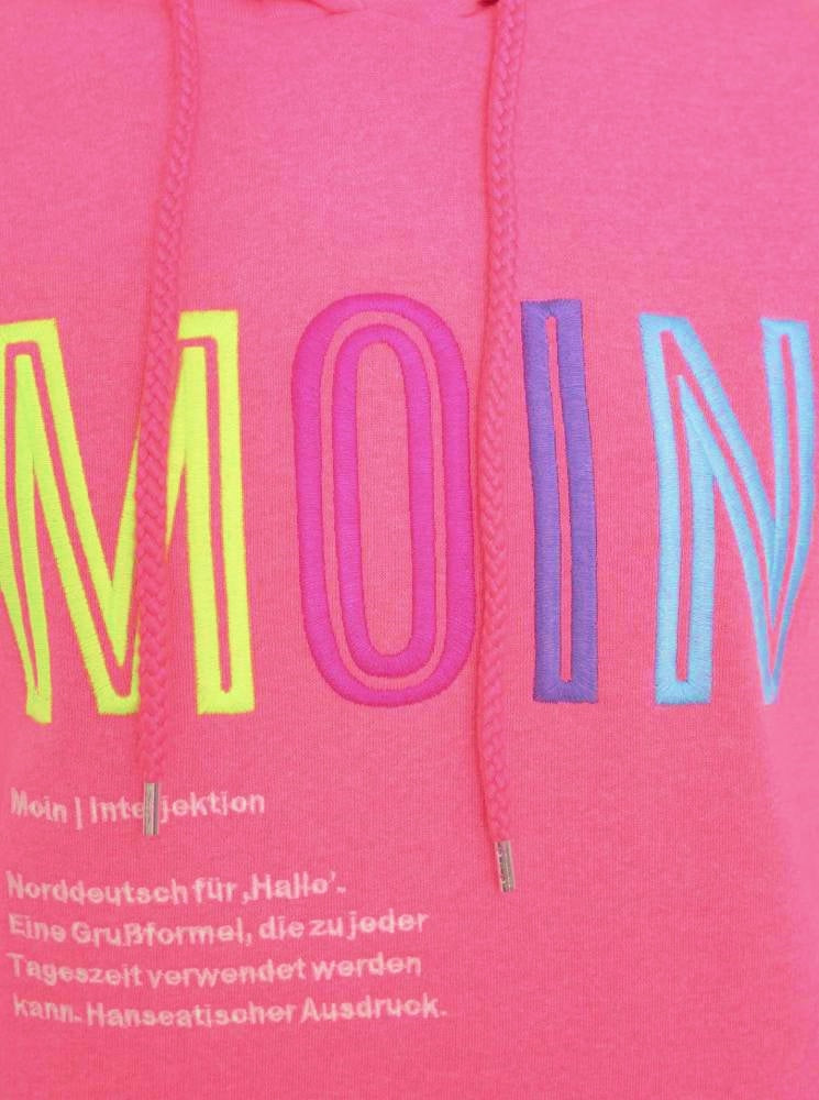 Sweater Sweatshirt Damen Neon Pink Neon Pink Pullover Damen