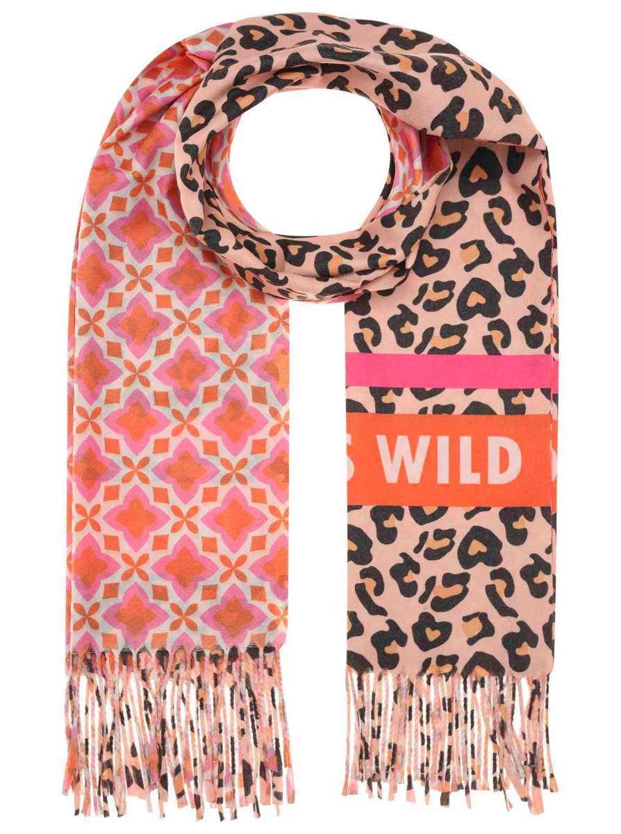💕 Zwillingsherz Schal Paschmina "Vaiana" Pink