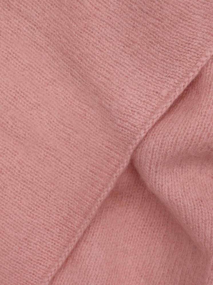 💕 Zwillingsherz Dreieckstuch "100 % Cashmere" Kaschmir Altrosa