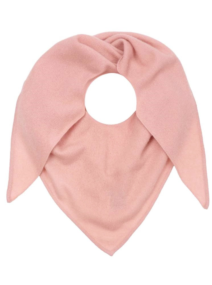 💕 Zwillingsherz Dreieckstuch "100 % Cashmere" Kaschmir Altrosa
