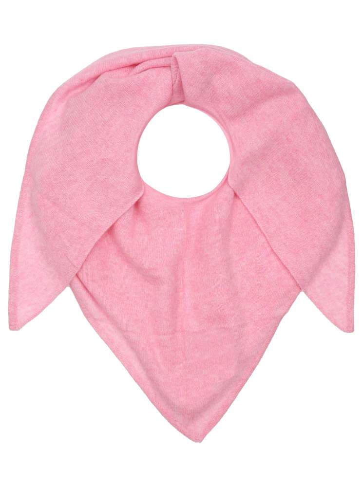 💕 Zwillingsherz Dreieckstuch "100 % Cashmere" Kaschmir Melangepink