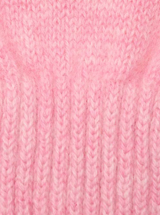 💕 Zwillingsherz Handschuhe 100 % Kaschmir Cashmere Melangepink