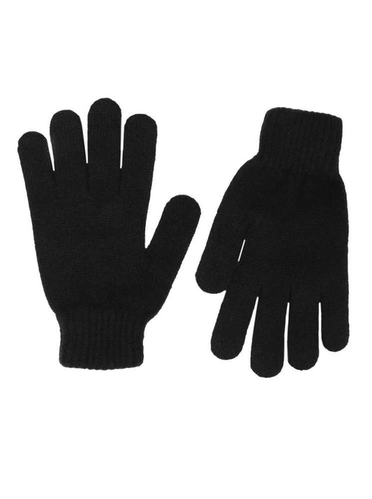 💕 Zwillingsherz Handschuhe 100 % Kaschmir Cashmere Schwarz