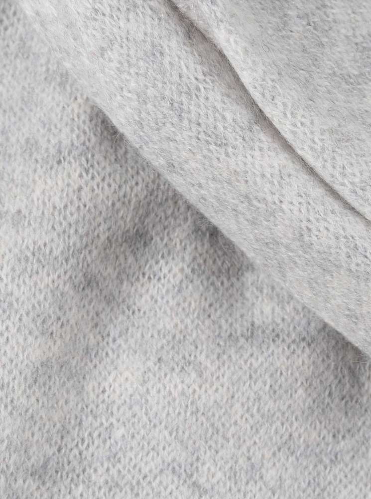 💕 Zwillingsherz Schal 100 % Cashmere "Classic" Kaschmir Hellgrau