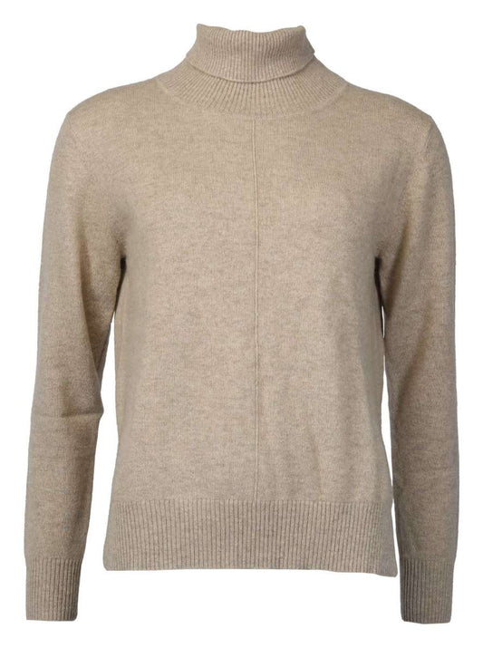 💕 Zwillingsherz Pullover Pulli Rolli Rollkragenpullover 100 % Kaschmir "High Neck" Beige