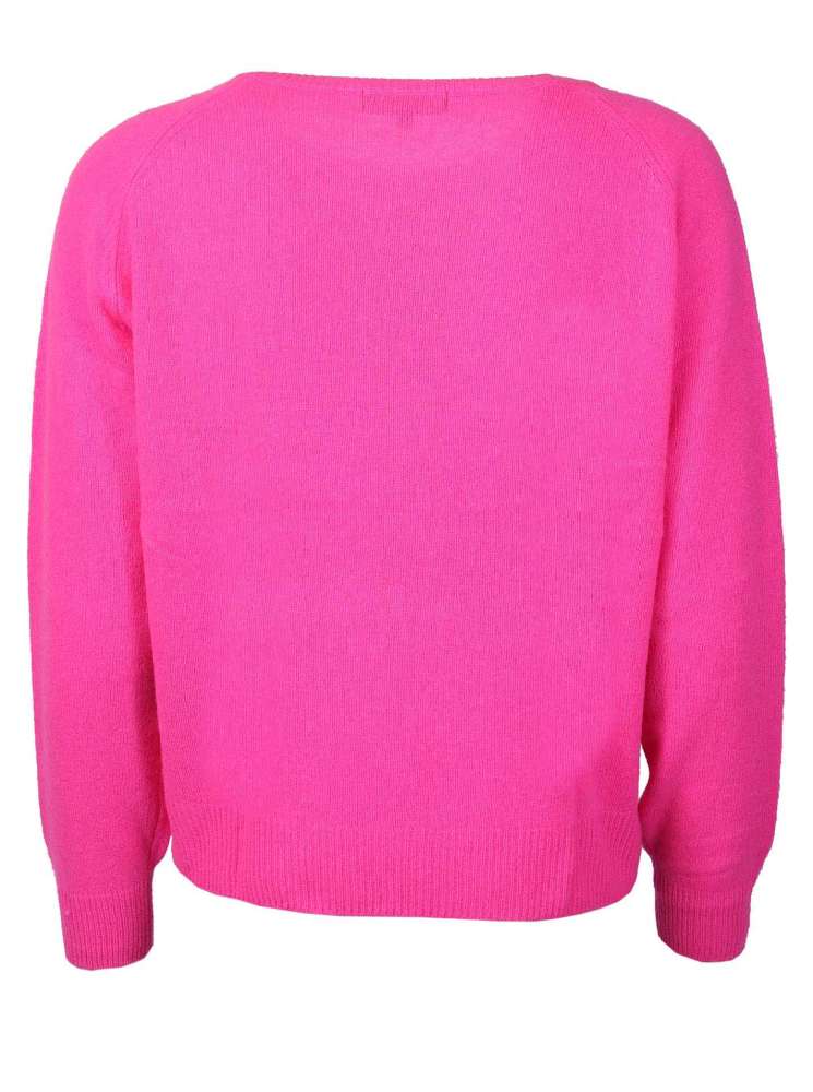💕 Zwillingsherz Pullover Pulli "Blogger Style" 100 % Kaschmir Cashmere Neonpink