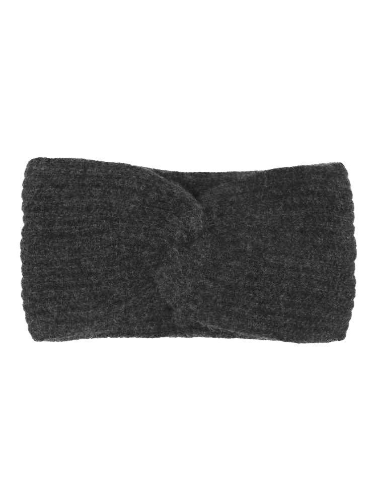 💕 Zwillingsherz Stirnband 100 % Cashmere "Rippen" Anthra