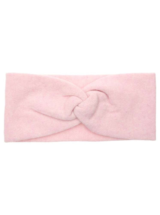💕 Zwillingsherz Stirnband 100 % Cashmere "Knoten" Kaschmir Rosa