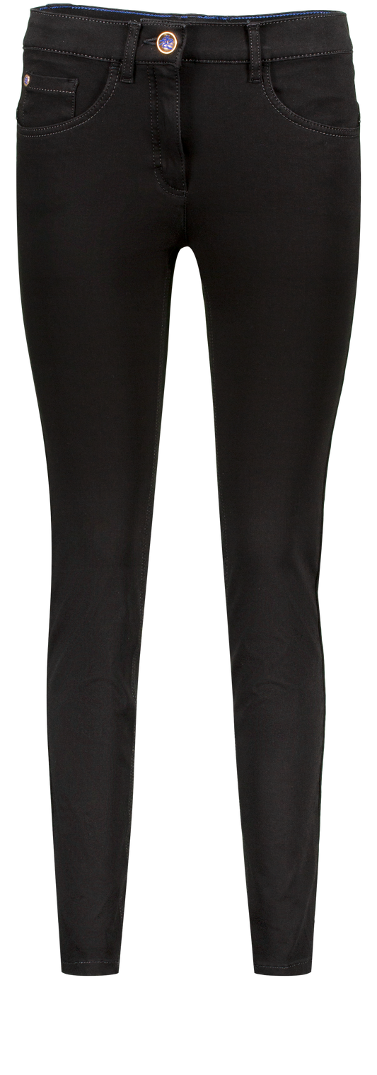 Zerres Jeans Twigy Schwarz Hose gepflegte Waschung Normallänge
