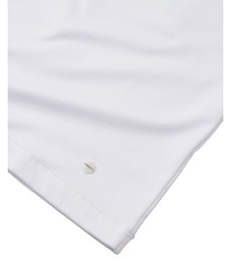 Olsen Shirt Basic Weiß 3/4 Arm Viskose V-Ausschnitt vorne gedoppelt 11100296