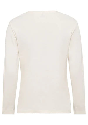Olsen Shirt Edda Langarm Offwhite 11100501