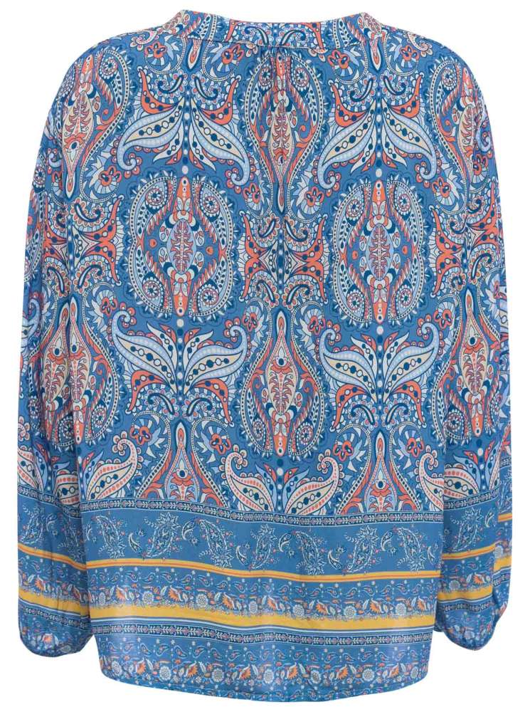 💕 Zwillingsherz Bluse One size "Theresia" Blau