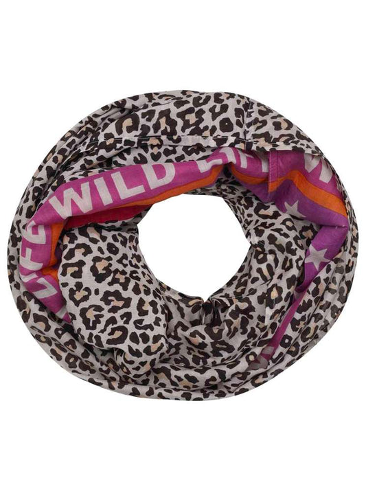 💕 Zwillingsherz Loop Schal Tuch "Ranja Loop" Lila