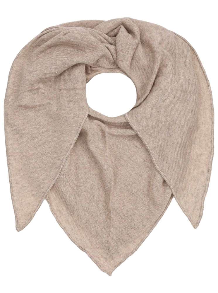 💕 Zwillingsherz Dreieckstuch "Valea" Kaschmir Beige