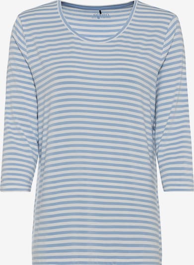 Olsen Shirt Streifen Hellblau Weiß 3/4 Arm 11100800