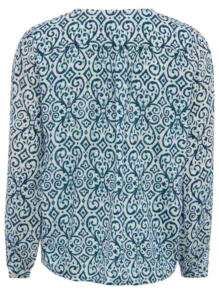 💕 Zwillingsherz Bluse "Sana" Blau