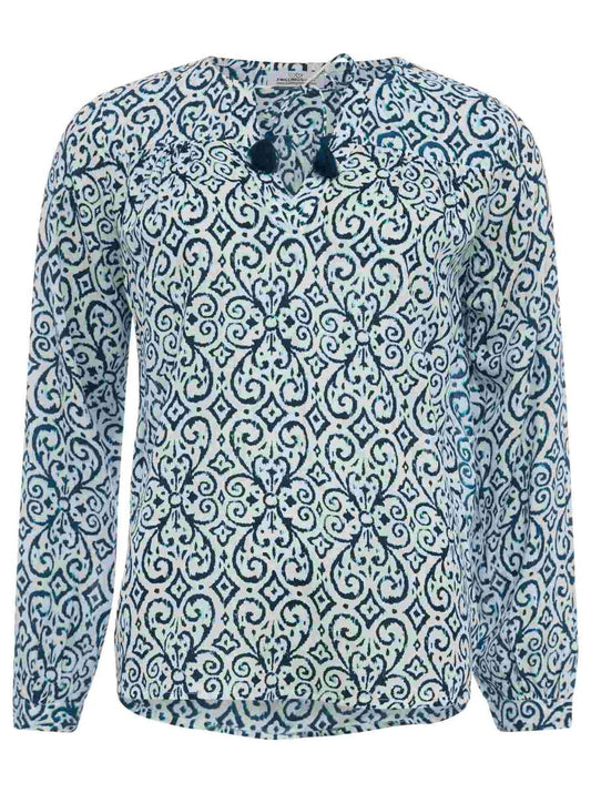 💕 Zwillingsherz Bluse "Sana" Blau