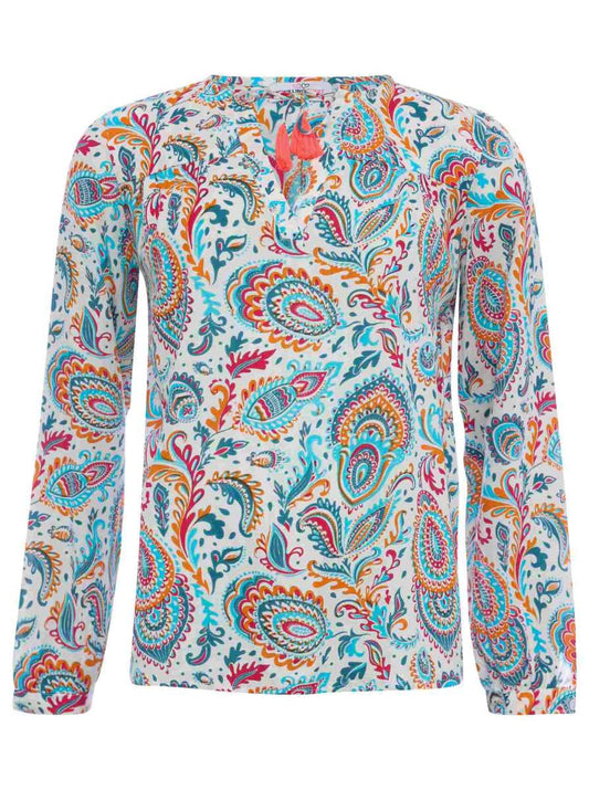 💕 Zwillingsherz Bluse "Svea" Paisley Multi