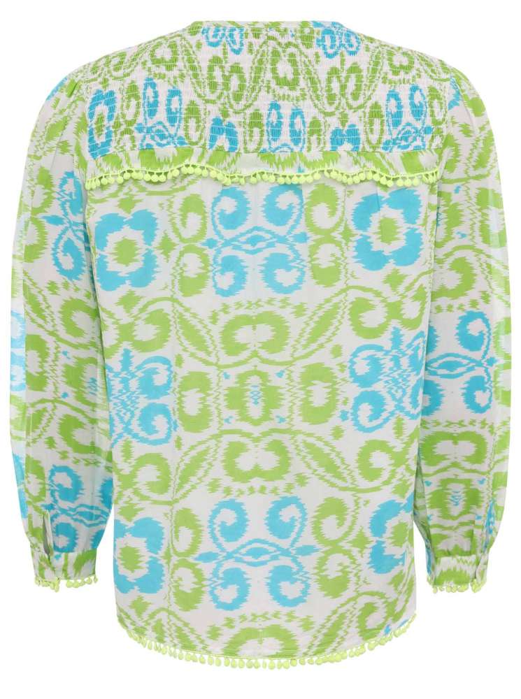 💕 Zwillingsherz Bluse "Verona" Viskose Grün