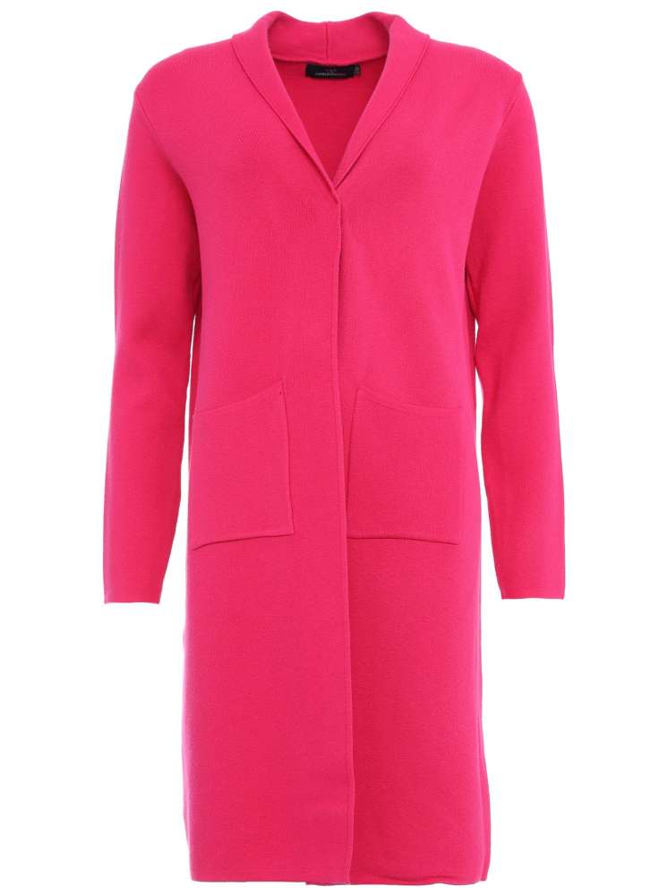 💕 Zwillingsherz Strickjacke "Jessy 2.0" Kragen Pink